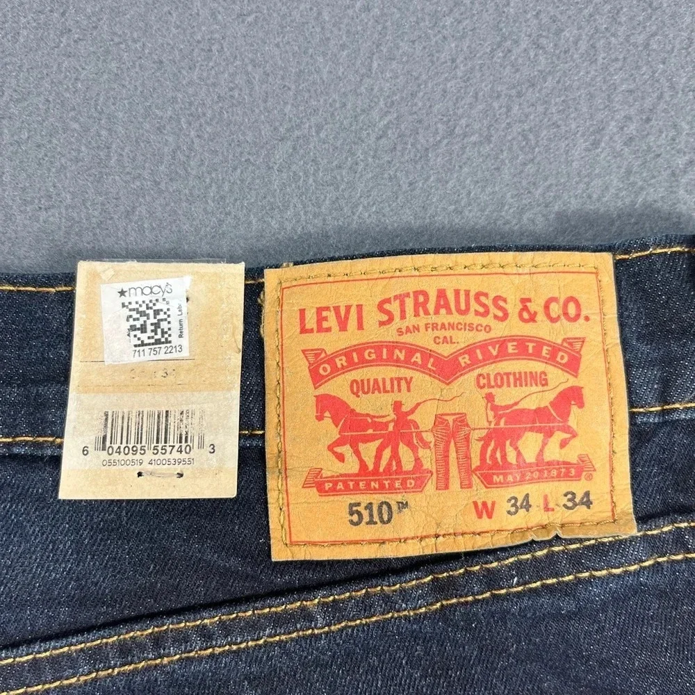 NEW Levi’s 510 Dark Wash 34 x 34